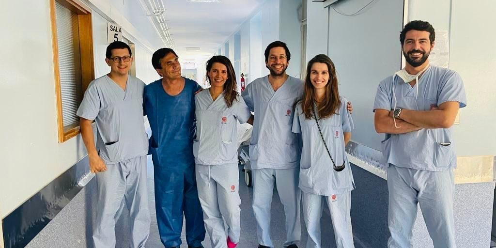 Artroscopia da Anca em novo flying to surgeon, Hip arthroscopy in new flying to surgeon